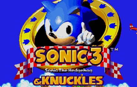 Sonic 3 and Knuckles game boxshot cover